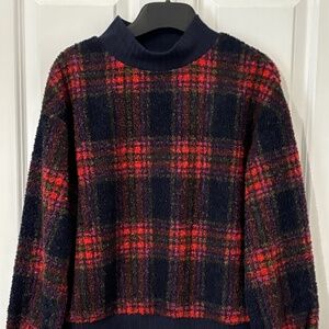 Plaid pattern Porridge sweater size CS